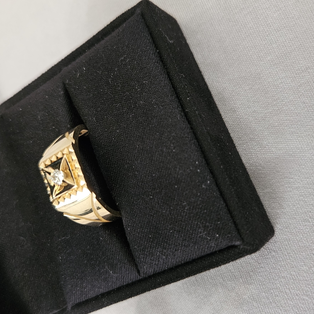 Solid Gold Men's Ring